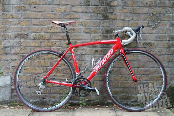 red specialized road bike
